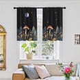 thumbnail image 6 of Kitchen Curtains Over Sink for Bathroom Window Cafe Basement Cortinas para Cocina Farmhouse Camper Rv Short Mini Curtain Mushroom Plant Elegant Country Rustic Modern Cute - 26×24‘‘, 6 of 6