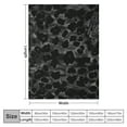 thumbnail image 4 of Orinice Throw Blanket 50"x60" Flannel Plush Blanket for Bed Couch Sofa Chair Aesthetic Cute Soft Warm for Girls Women Leopard Cheetah Cow Tiger-Black Leopard 50x60in, 4 of 6