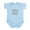 Sky Blue, variant on CafePress - Surprise Gender Napro Baby Onesie Body Suit - Baby Light Bodysuit, Size Newborn - 24 Months