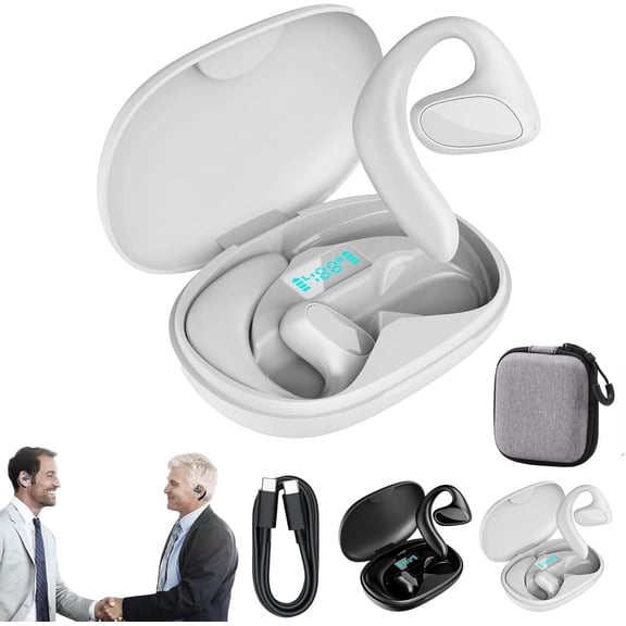 Talkbuds Translator, Talk Buds Translator,  AI Translatorr Earbuds Real Time, Support 144 Languages & Accents, for Business/Travel/Learning (White)