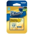 thumbnail image 1 of Brother M831 1/2" (12mm) Black on Gold M Series P-touch Tape for PT45M, PT55BM, PT55S, PT65, PT65SB, PT70, PT80, PT85, PT90, PTM95, PT100, PT110, 1 of 1
