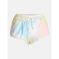 thumbnail image 5 of No Boundaries Pride Contrast Binding Mesh Dolphin Shorts, 2'' Inseam, Women's XXS-XXL, 5 of 5