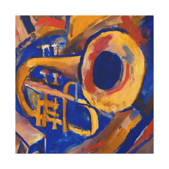 The Joyous Trombone - Canvas