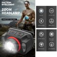 thumbnail image 2 of Led Headlight Zoomable Usb Rechargeable Strong Light Induction Head Lamp Head-mounted Flashlight Torch, 2 of 8