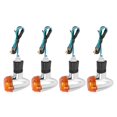 thumbnail image 2 of 4PCs Motorcycle Turn Signals Amber Lights LED Indicator for, 2 of 3