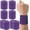 Dark Purple, variant on 8 Pack Wrist Sweatbands Tennis Wrist Bands Absorbent Sweat Band for Men and Women, Breathable Cotton Sweatbands for Working Out, Football, Basketball, Running Athletic Sports