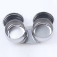 thumbnail image 3 of Stainless Steel Oil Palette Cup Large Mouth Double Dipper Palette Cup with Lid, 3 of 4