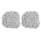 thumbnail image 1 of 33yds Hilo Esponjoso, 2 Madejas de Hilo Difuso, Hilo de Piel Sintética para Crochet Suave y Peludo, Pestañas para Tejer, Gris Plateado, 1 of 6