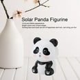 thumbnail image 3 of Solar Panda Figurine, Cute Smiling Home Car Dashboard Ornament, Solar Power Wealth Luck Fortune Toy with Light Sensor for Blessing, Easy Energy Conversion, 3 of 7