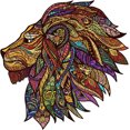 thumbnail image 1 of Rompecabezas de madera HUOGUO con diseño de animal del rey león para niños/, 1 of 5