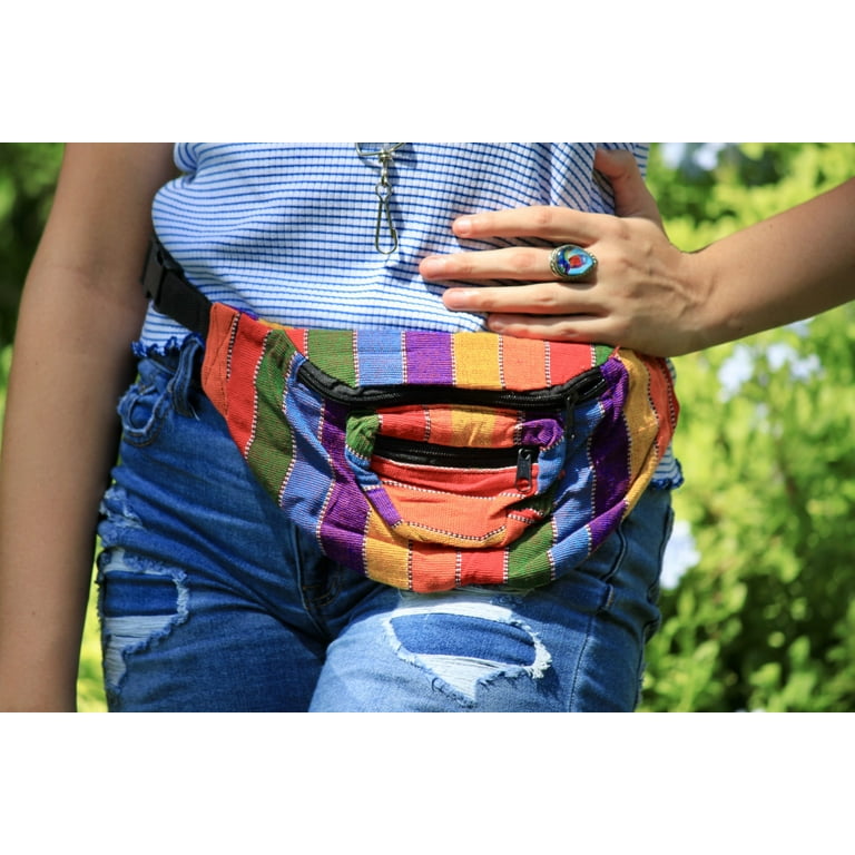 Rainbow waist deals bag