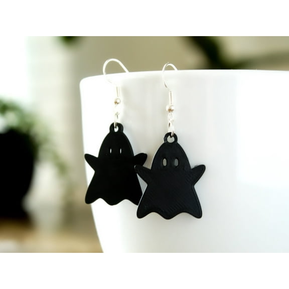 Clever Contraption Spooky Ghost Dangle Earrings – Halloween Jewelry for Teens & Adults