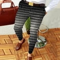 thumbnail image 2 of JLFKNG Mens Casual Trousers Suit Business Style Fashion Printed Pants With Pockets Button Up Comfy Mens Clothing, 2 of 5