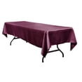 thumbnail image 1 of 1 Pc, Satin Rectangular 60"X120" Tablecloth - Sangria(Machine Washable & Cool Dry) For Wedding Or Event Decor, 1 of 1