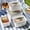 4 Pack, variant on 3pack Fridge Food Storage Container Set With Lids Strainer Plastic Fresh Produce Saver Vegetable Fruit Meat Organization  Keepers(3.15l+1.7l+0.8l)
