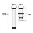 thumbnail image 3 of WREESH For Boneng P-olar V800 GPS Smart Watch Steel Buckle Two-color Strap, 3 of 5