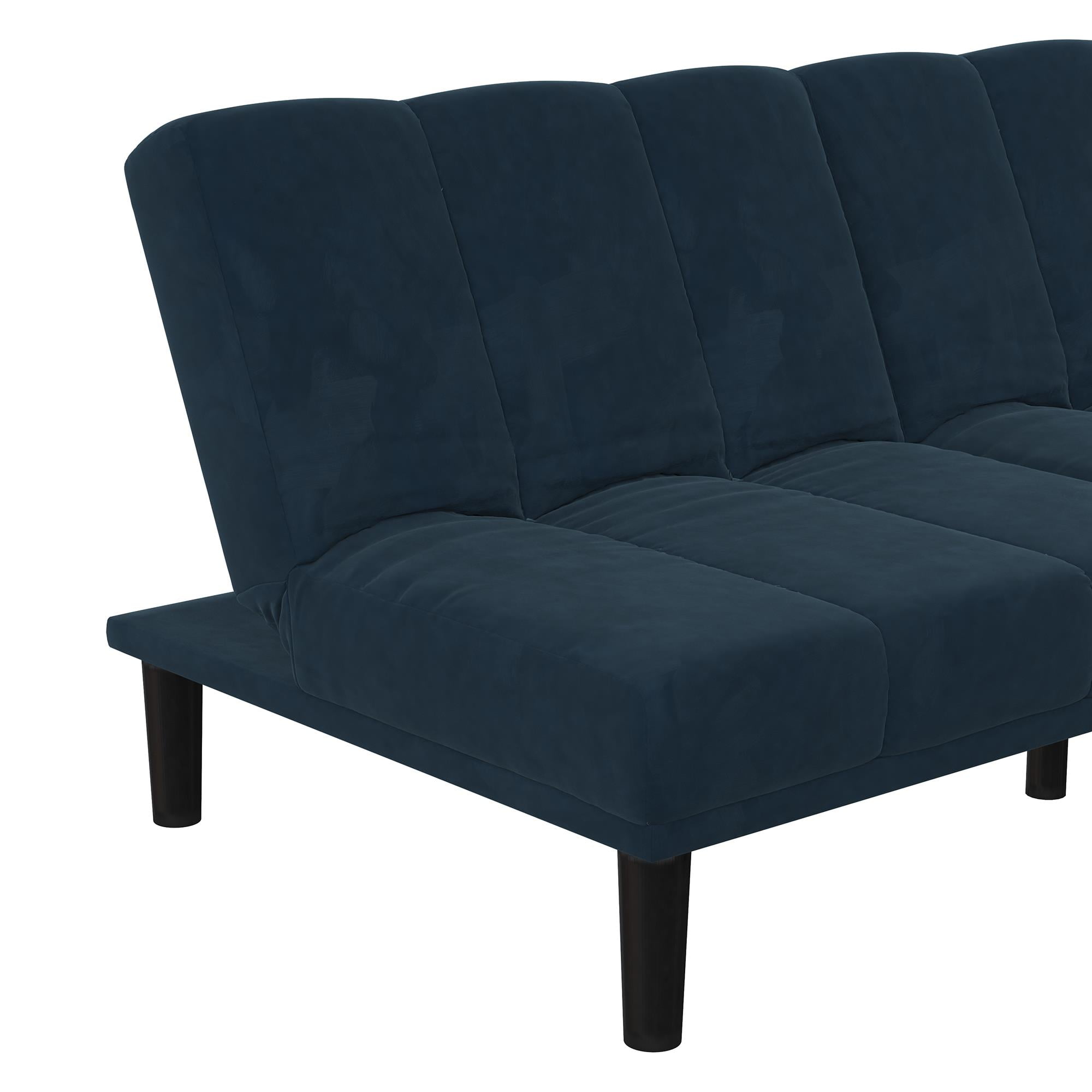 Mainstays Baja Microfiber Futon Sofa Sleeper Bed Multiple Colors