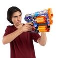 thumbnail image 5 of X-Shot Skins Dread Sonic Race Team Blaster with 24 Darts - Malice Skin by ZURU, Double Rotating Barrels, Air Pocket Dart Technology, Toy Foam Blaster for Kids, Teens and Adults, 5 of 5