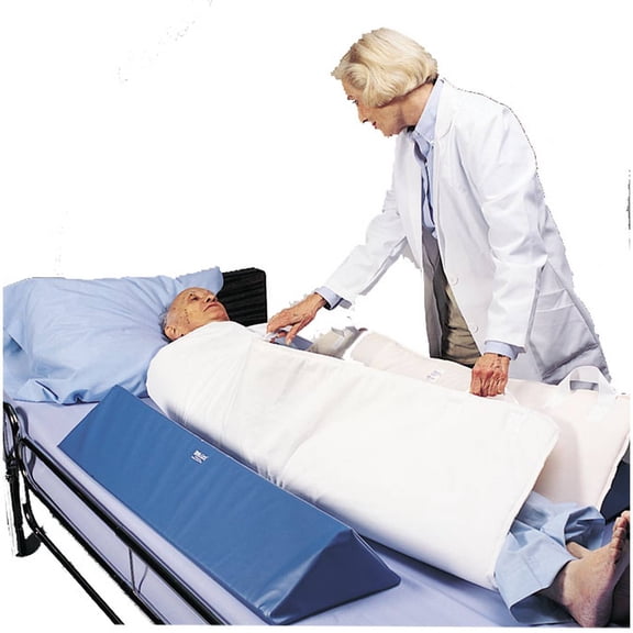 SkiL-Care 45-Degree 34"L Vinyl Positioning Wedge, 34"L x 8"W x 8"H, Each