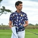 thumbnail image 3 of Balery Cute Shark Camisa Polo de Hombre con Estampado, de Manga Corta y Tejido Medio, Camisa Tipo Golf Polo-Medium, 3 of 6