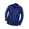 thumbnail image 4 of Chaqueta tipo camisa a cuadros, abrigo suave para hombre, ideal para actividades al aire libre, trabajo o invierno. XXXL, 4 of 9