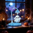 thumbnail image 5 of Fmbmuo Halloween Creative Acrylic Pumpkin Ghost Black Cat Desktop Decor Set For Mantel Shelf And Tabletop Display, 5 of 5