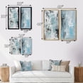 thumbnail image 4 of Designart "Tranquil Subtlety In Abstract Blue IV" Abstract Painting Framed Wall Art Set Of 2 - Modern Blue Framed Canvas Set For Living Room Decor, 4 of 6