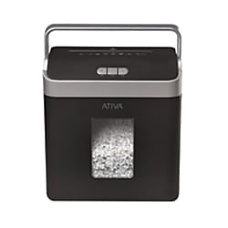 Ativa® 8 Sheet Micro-Cut Lift-Off Shredder With Handle,