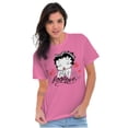 thumbnail image 5 of Betty Boop Love Hearts Cute Women's Graphic T Shirt Tees Brisco Brands S, 5 of 6