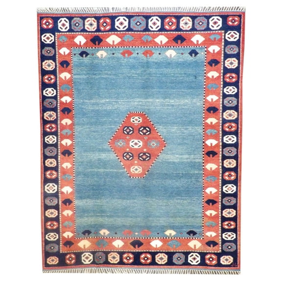 Wahi Rugs Hand Knotted Turkish Tribal Antique Khorjan 8'0"x11'0" -robin-9