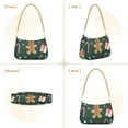 thumbnail image 7 of FORMRS Womens Shoulder Bag with Chain Strap Clutch Purse Cute Tote Handbag, Green Christmas Gingerbread, 7 of 7