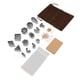 thumbnail image 3 of Kit para hacer aretes de arcilla Cortador de acero inoxidable para bricolaje Papel de corte incisivo Franela Plástico Kit de joyería de polímero para bricolaje, 3 of 10