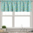 thumbnail image 3 of Ambesonne Cocktail Valance & Curtain, Party Beverages Pattern, 55"x24", Seafoam Multicolor, 3 of 7