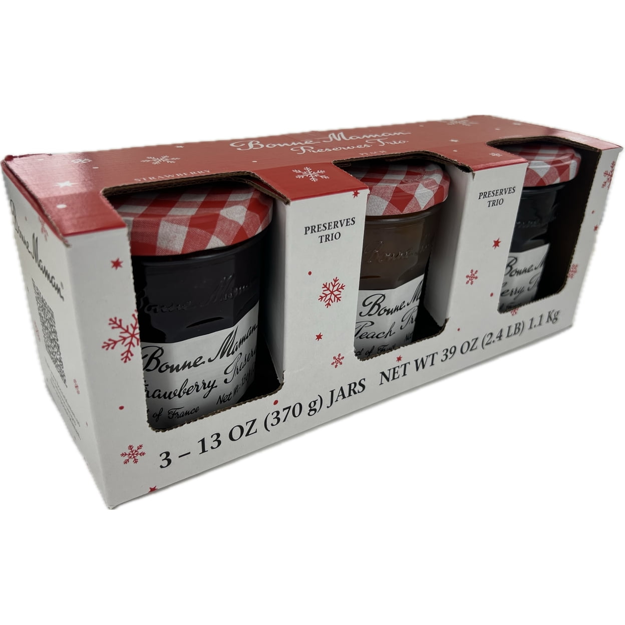 Bonne Maman Preserves Trio Variety, 13 Ounce (Pack of 3)