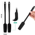 thumbnail image 2 of Espátula de silicona para tarros con diseño de forma sin costuras, núcleo reforzado de alta calidad antiadherente, cabezal largo y estrecho para llegar a las esquinas, mango ergonómico de diseño, 2 of 6