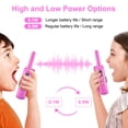 thumbnail image 3 of Walkie Talkies for Kids, 22 Channel Two-Way Radio Best for Kids Long Range 3 miles Handheld Outdoor Interphone/Portable Toy Radio Transceiver(2 Pack), 3 of 16
