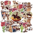 thumbnail image 3 of 35pcs Vintage Stickers Cowboy Graffiti Stickers Western Sticker Packs for Laptops Luggage Phones, 3 of 9