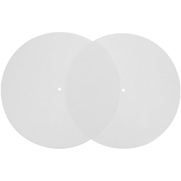 Tapetes para discos de vinilo, tocadiscos, tapetes de fieltro, tapetes protectores antideslizantes para tocadiscos, 2 uds.