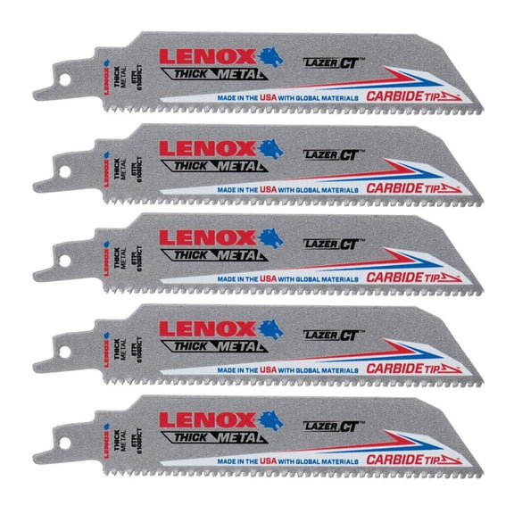 Lenox 2014223 BLADE RECIP CARBD-TIP 8TPI 6IN - pack of 5