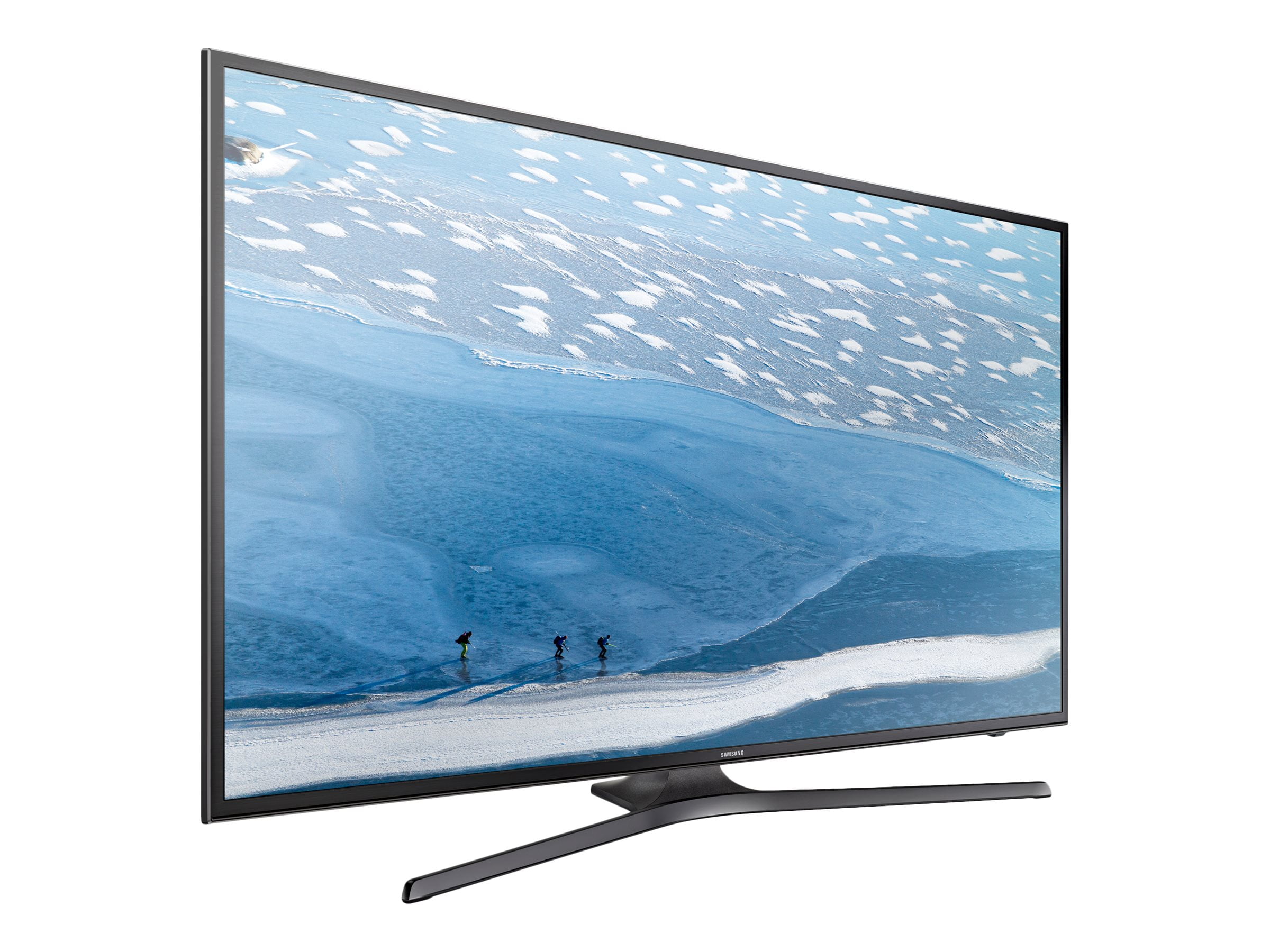 Samsung UN60KU6300F - 60" Diagonal Class 6 Series LED-backlit LCD TV - Smart TV - 4K UHD (2160p) 3840 x 2160 - HDR - direct-lit LED - dark titan - used