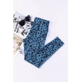 thumbnail image 3 of ABPHQTO Leggings activos de mujer con estampado de leopardo azul clásico, 3 of 5
