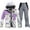 Grey, variant on Men's Jacket and Pants Set Insulated Waterproof Waterproof Snowboard Snowsuits for Snow Sport