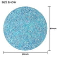 thumbnail image 6 of Blue White Tie Dye Textured Pattern Round Tablecloth 60"x60",Wrinkle Wipeable Table Cloth for Kitchen Dining Room Picnic Patio Party, 6 of 6