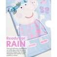 thumbnail image 3 of Hasbro Girls' Peppa Pig Jacket - Windbreaker Shell Raincoat (Toddler/Girl), 3 of 7