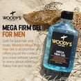 thumbnail image 2 of Woody's Mega Firm Hair Gel for Men, Strong Hold Styling Gel with Aloe and Rosemary Extract, 12 fl oz, 2 of 7