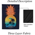 thumbnail image 4 of SKYSONIC Garden Flag Surf Pineapple Double-Sided Printed Garden House Sports Flag 12x18in Polyester Decorative Flags for Courtyard Garden Flowerpot, 4 of 7