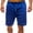 Blue, variant on JTieacloth Cotton Drawstring Cargo Shorts Men's Solid Color Casual Sports Shorts 5 Inches Loose Beach Shorts Plus Size Drawstring Shorts,Black