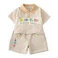 thumbnail image 2 of JTieacloth Boys Clothes 2 Piece Boys Summer Outfits Set Casual Toddler Clothes For 1 66Years Old,Sizes 3-4 Years(Yellow), 2 of 3