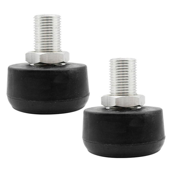 FRCOLOR 2pcs Adjustable Rubber Roller Skating Toe Stoppers Round Shape Brake Block Stoppers for Quad Skates Skating Shoes Stop
