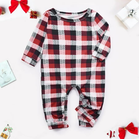

Herrnalise Christmas Parent-Child Baby Long Sleeve Christmas Christmas Parent-Child Printed Housewear One-Piece Pajamas (Baby) Parent-Child Clothes Family Christmas Pajamas on Sale